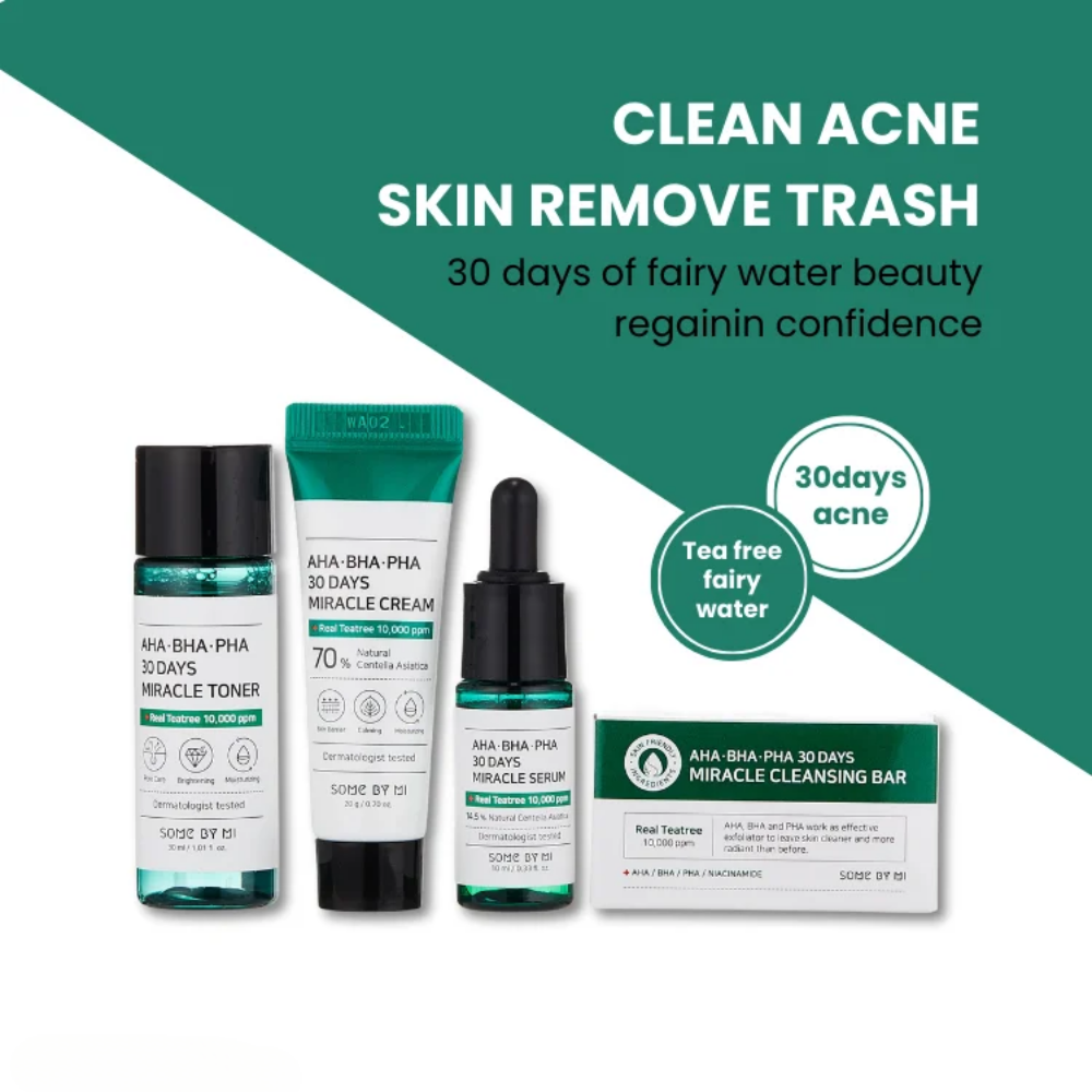 Some By Mi Aha-Bha-Pha 30 Days Miracle Starter Kit (4 Components)