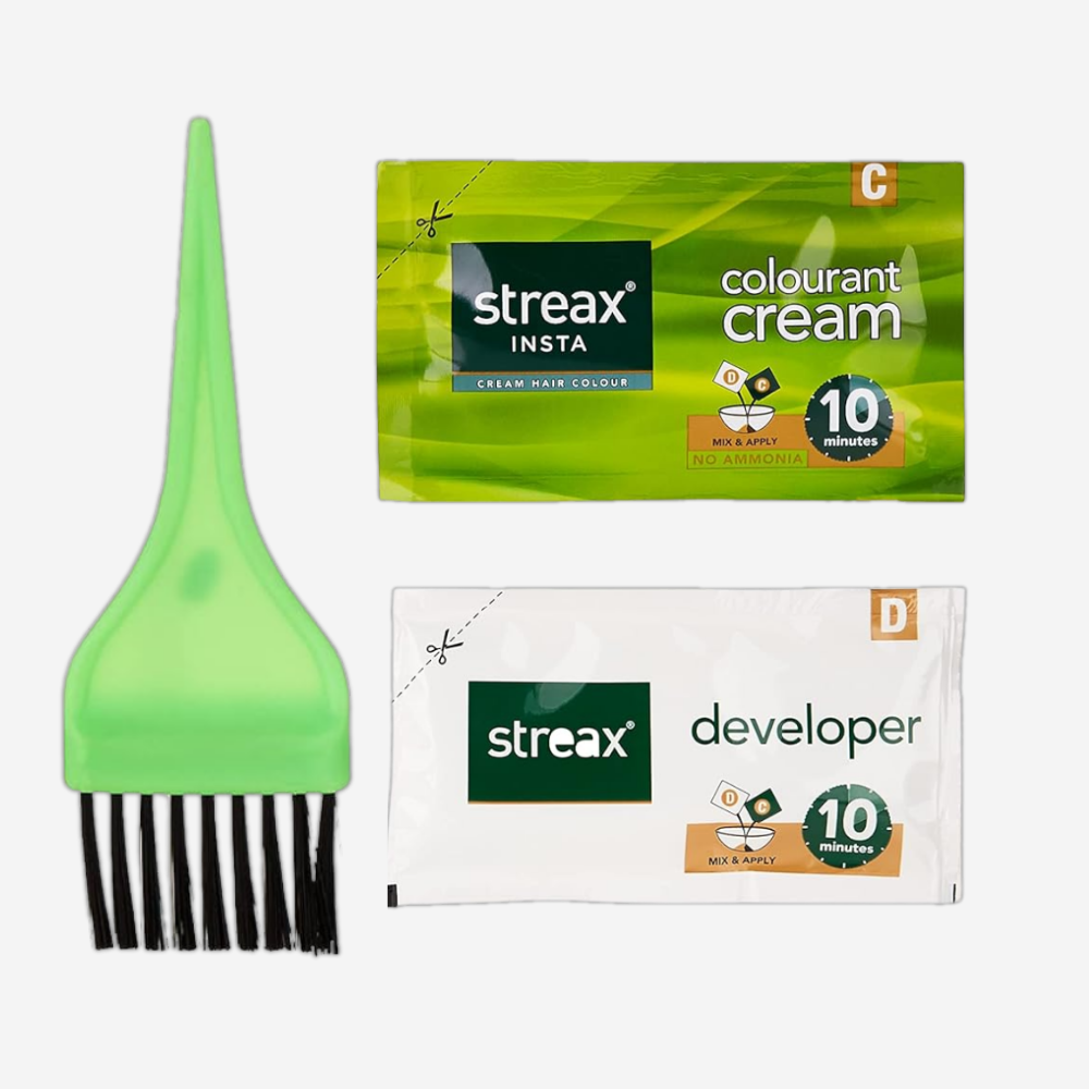 Streax Insta Cream Hair Colour Dark Brown 15Ml