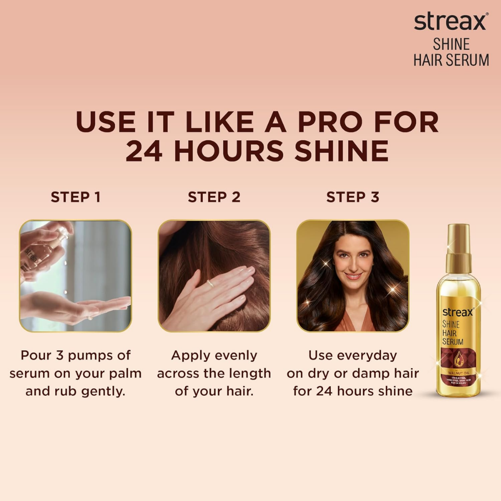 Streax Walnut Hair Serum 100Ml