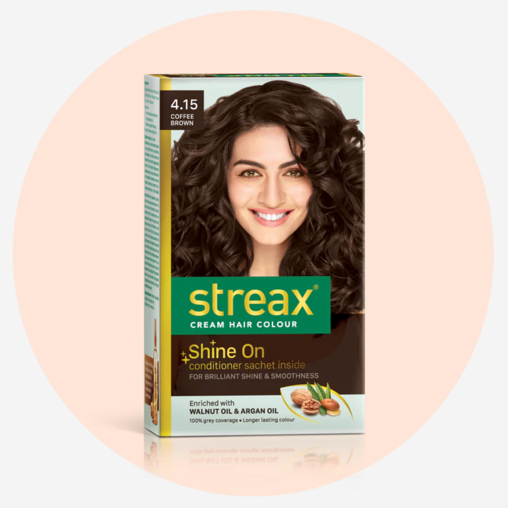 Streax Cream Hair Color - Coffee Brown 4.15