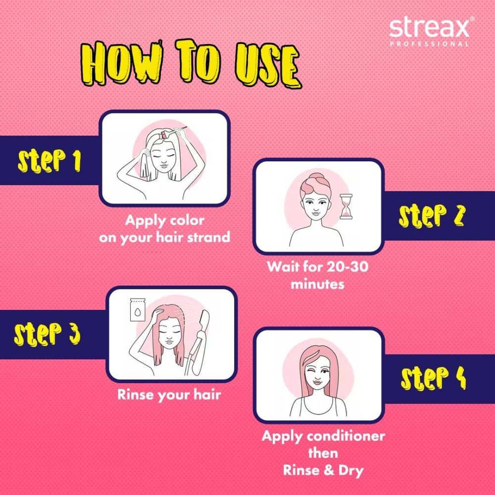 Streax Funky color Flirty Red 100 G