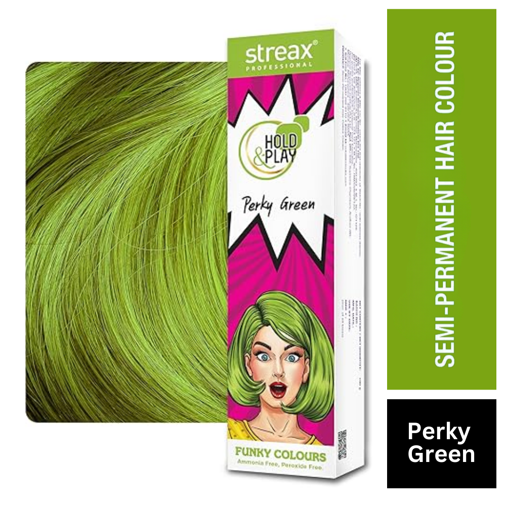 Streax Funky color Perky Green 100 G