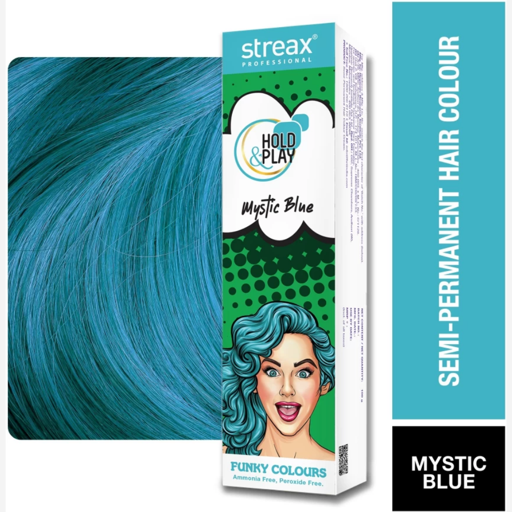 Streax Funky Color Mystic Blue 100 G
