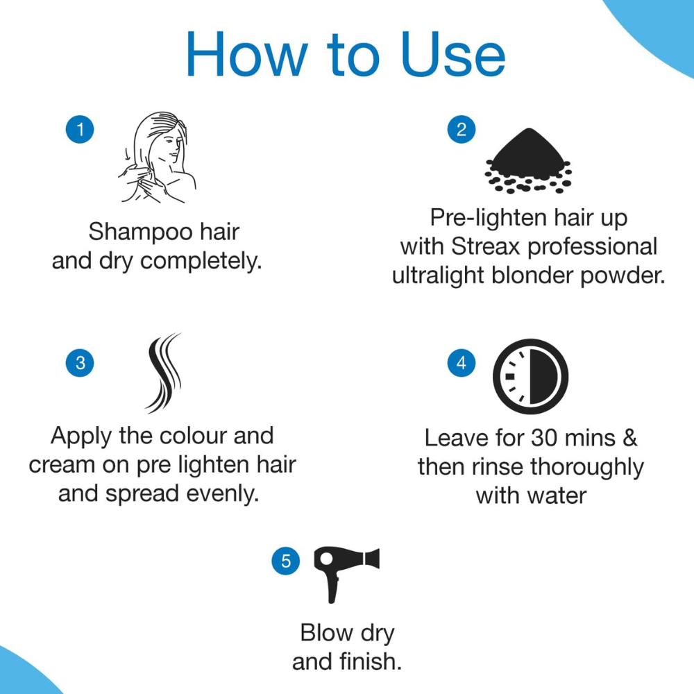 Streax Funky Color Mystic Blue 100 G