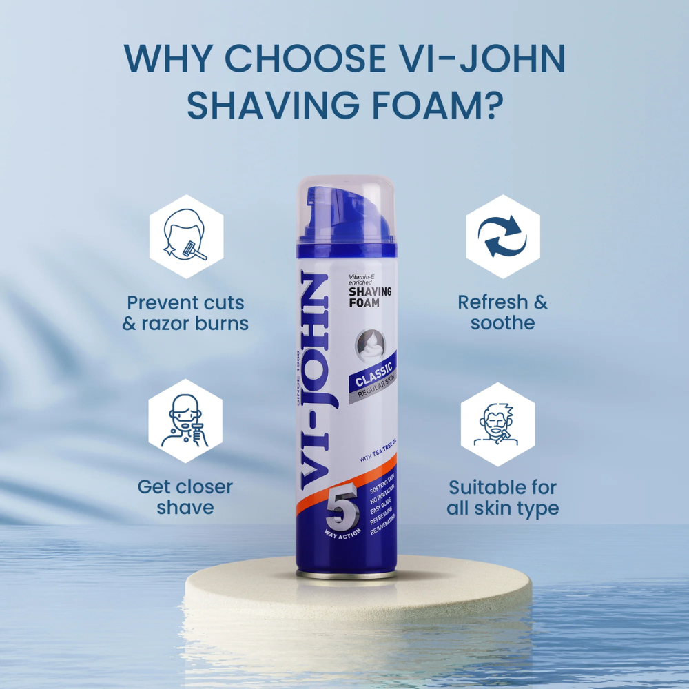 Vi-John Shaving Foam Classic 200 Ml
