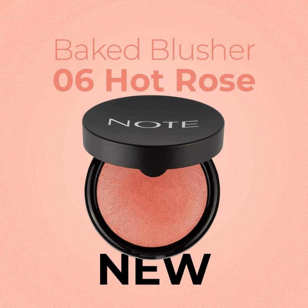 Note Baked Blusher 06 - Hot Rose 06 (New)