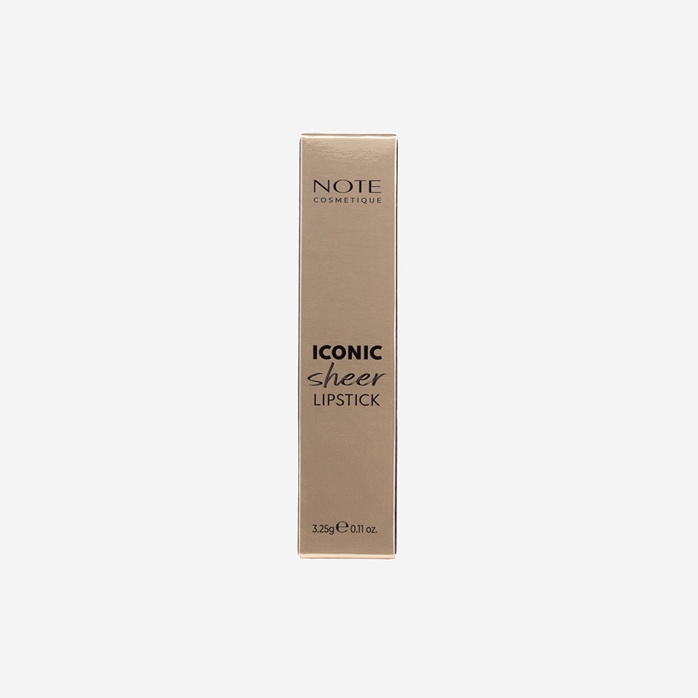 Note Iconic Sheer Lipstick 212