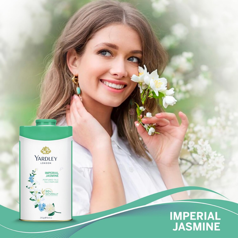 Yardley Talc Jasmine 250Gm