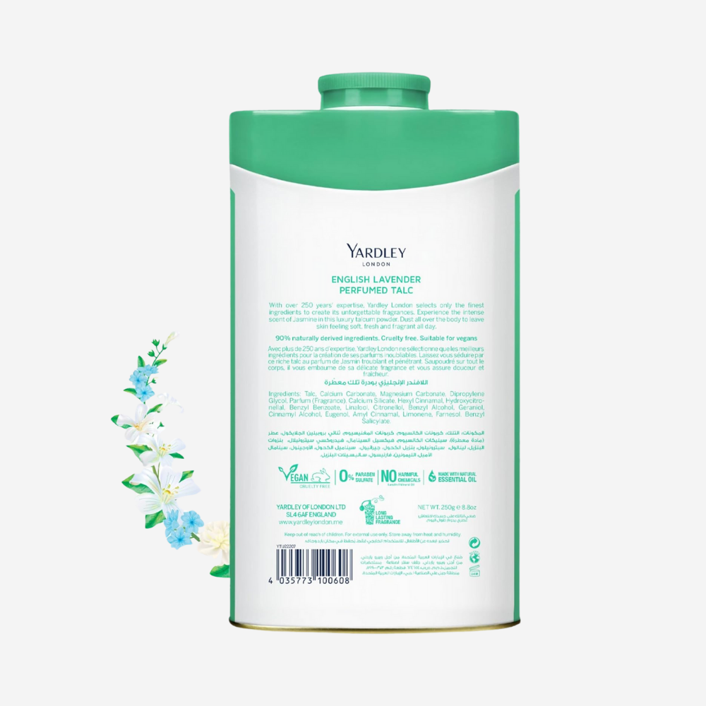 Yardley Talc Jasmine 250Gm