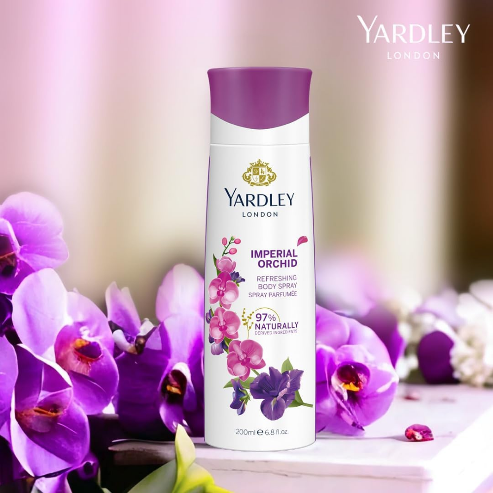 Yardley Body Spray Imperial Orchid 200Ml