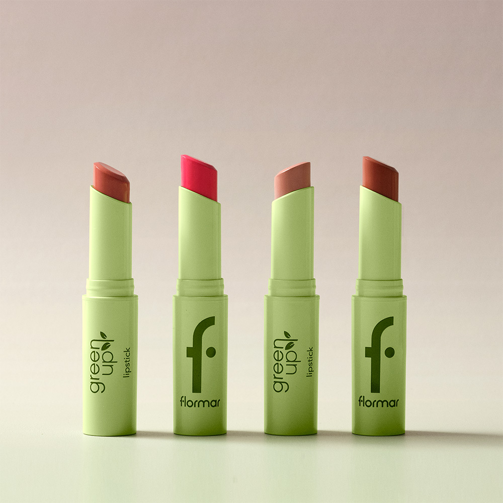 Flormar Green Up Lipstick-001 Nude Beauty