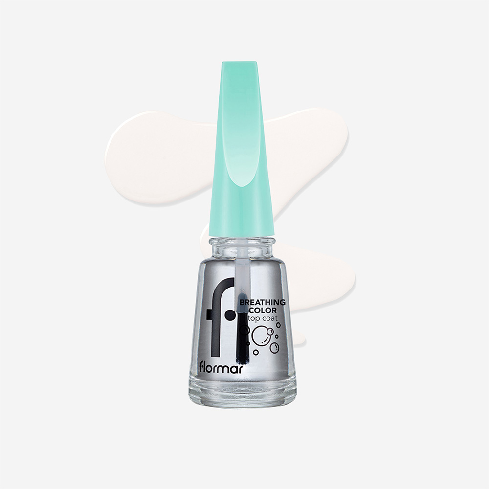 Flormar Breathing Color Nail Enamel - 000 Top Coat