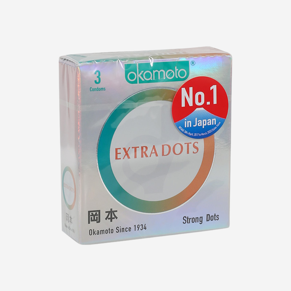 Okamoto Ok Series Extra Dots 3s pack