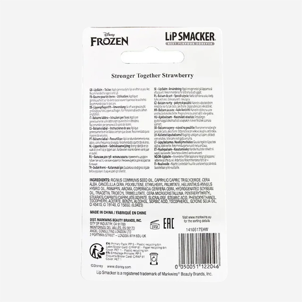 Lip Smacker Disney Frozen Elsa - Anna - Single Blister - Plum Berry Tart