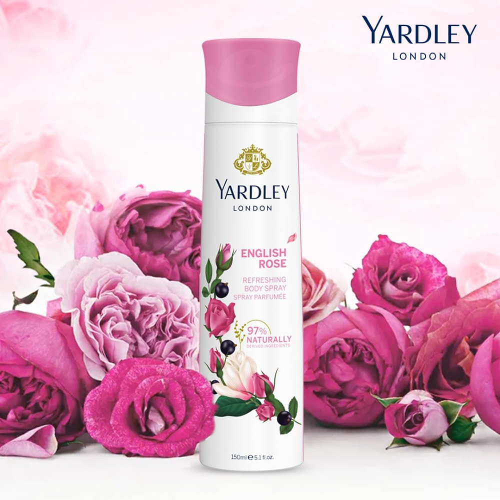 Yardley Body Spray English Rose150M