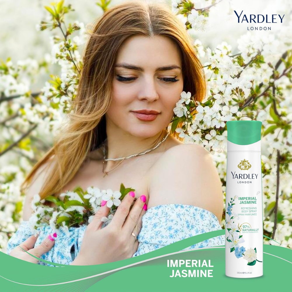 Yardley Body Spray Jasmine 150 Ml