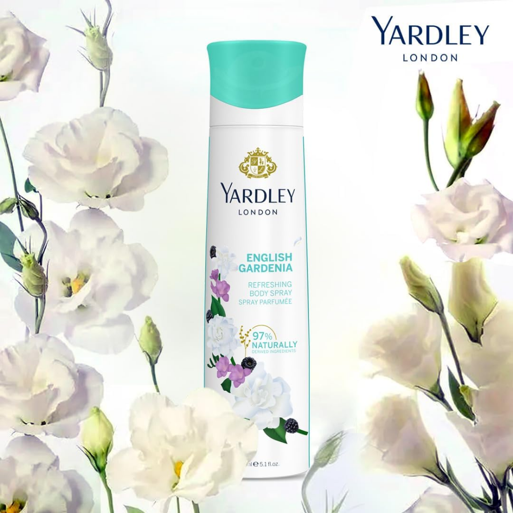 Yardley Body Spray Eng Gardenia 150Ml