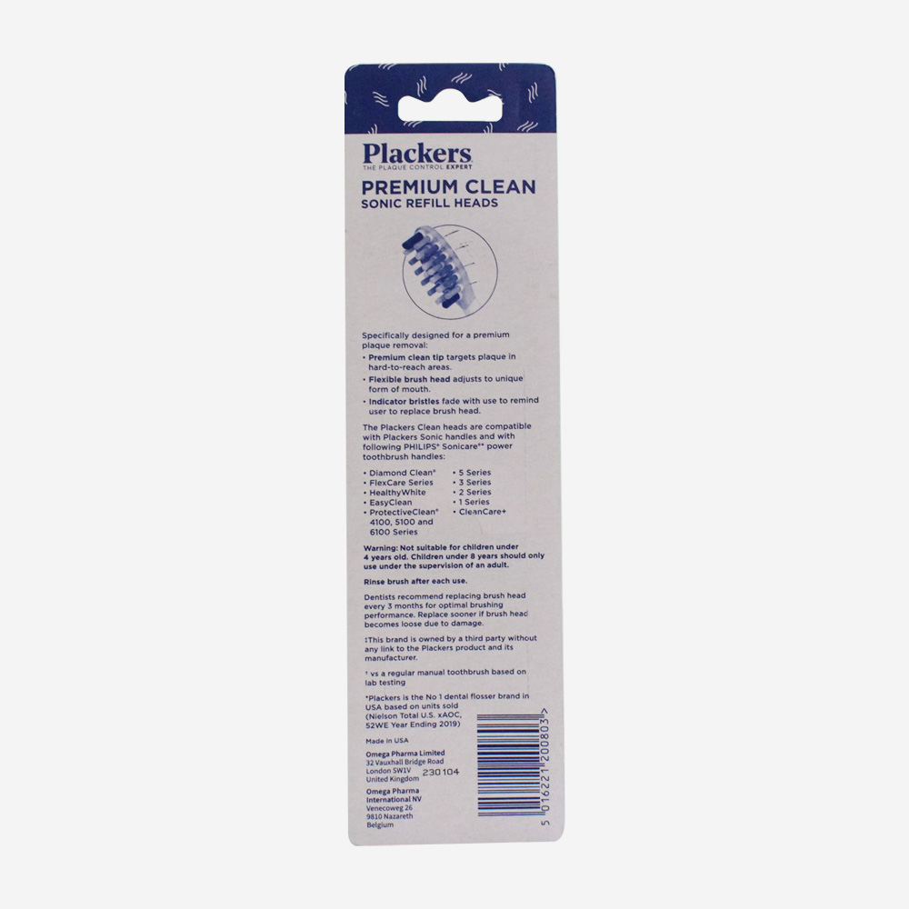 Plackers Refill Head Premium Clean