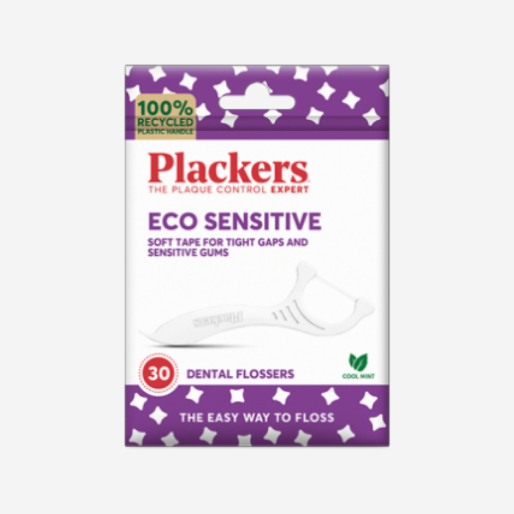 Plackers Eco Sensitive Dental Flossers 30Ct
