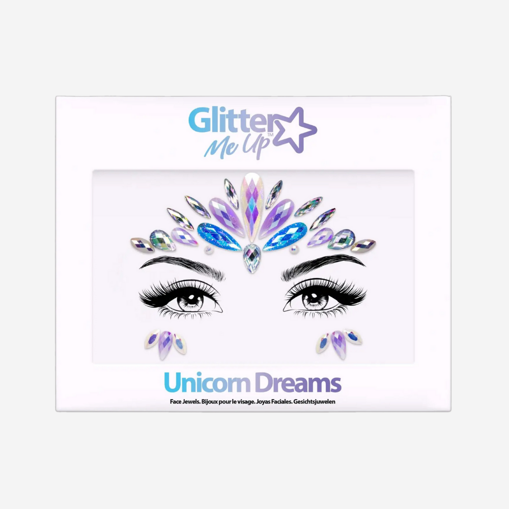 Glitter Me Up Unicorn Dreams Face Jewels