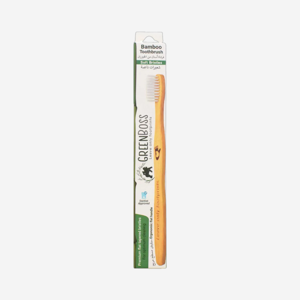 Greenboss Adult Toothbrush White 1 Pc