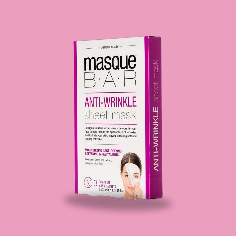 Masque Bar Anti Wrinkle Sheet Mask 21Ml X 3 Pcs