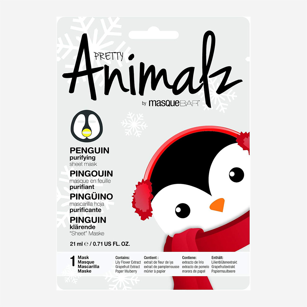 Pretty Animalz Penguin Holiday Animalz Sheet Mask