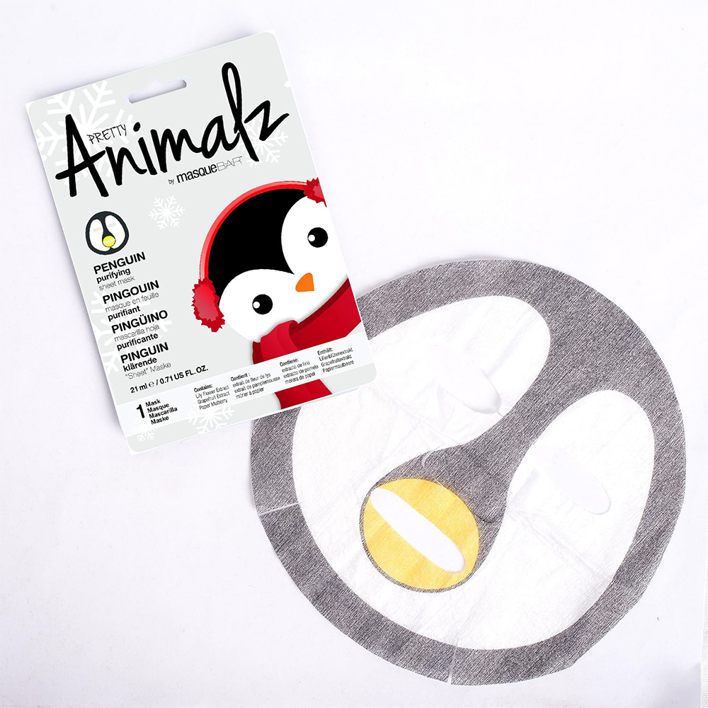 Pretty Animalz Penguin Holiday Animalz Sheet Mask