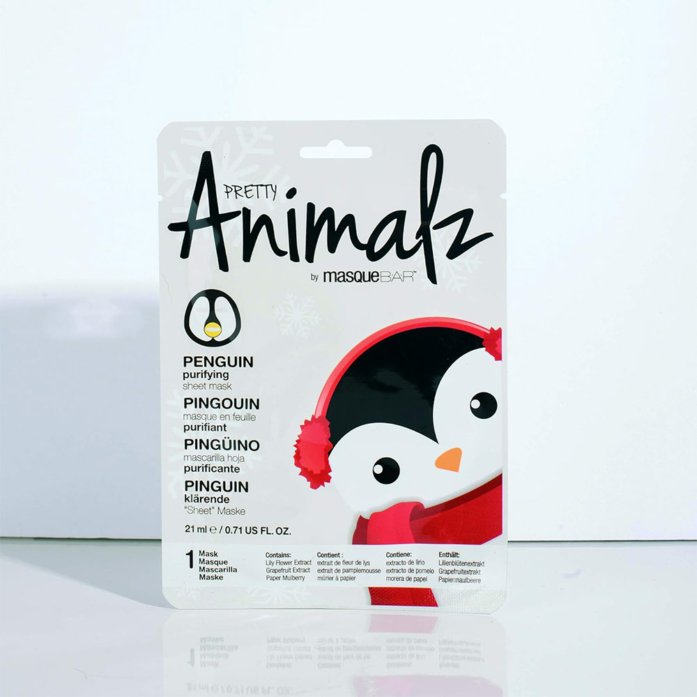 Pretty Animalz Penguin Holiday Animalz Sheet Mask