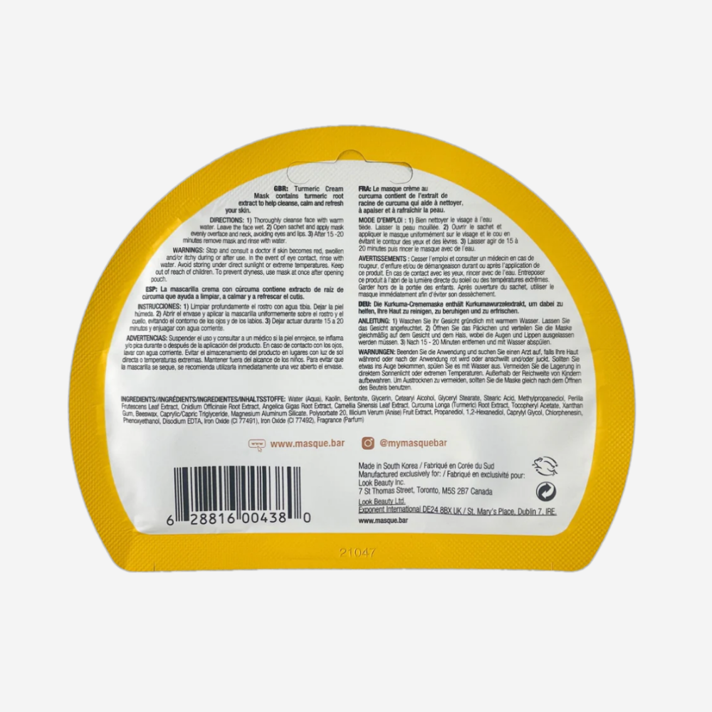 In.Gredients Turmeric Cream Mask