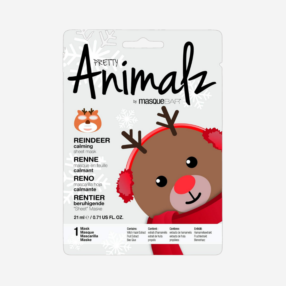Pretty Animalz Reindeer Holiday Animalz Sheet Mask