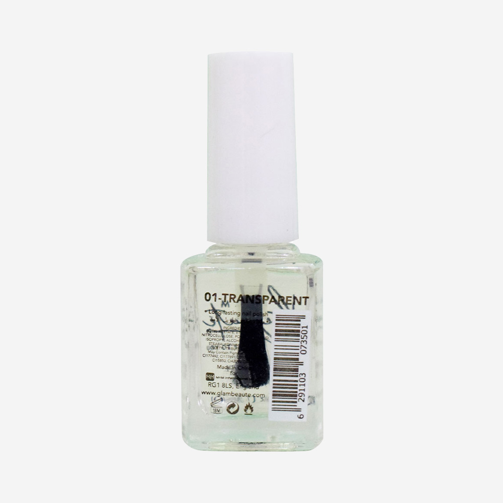 Glambeaute Nail Enamel 01 - Transparent