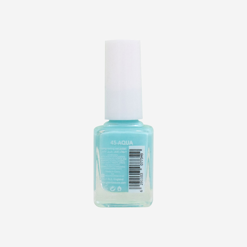 Glambeaute Nail Enamel 45 - Aqua