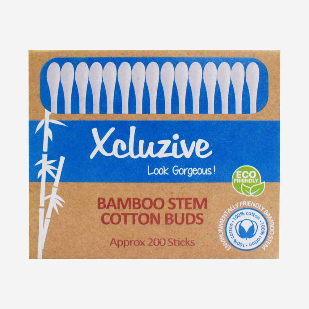 Xcluzive Bamboo Stem Ear Buds 200 Pcs