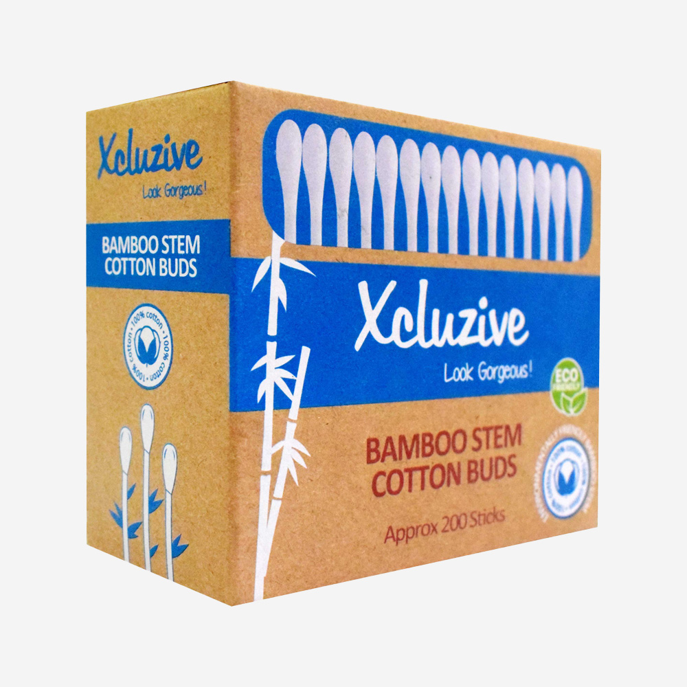 Xcluzive Bamboo Stem Ear Buds 200 Pcs