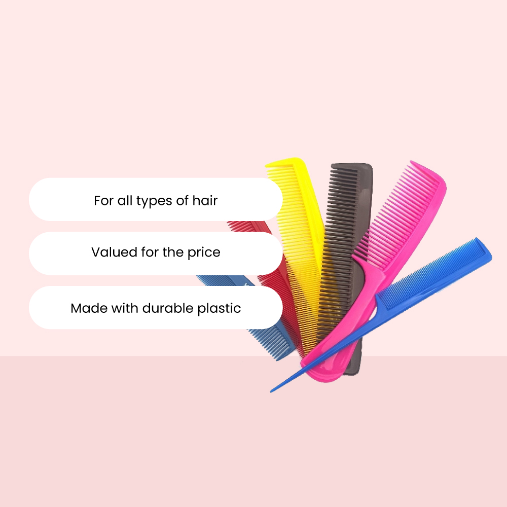 Xcluzive Styling Combs Family Pack 6 Pcs