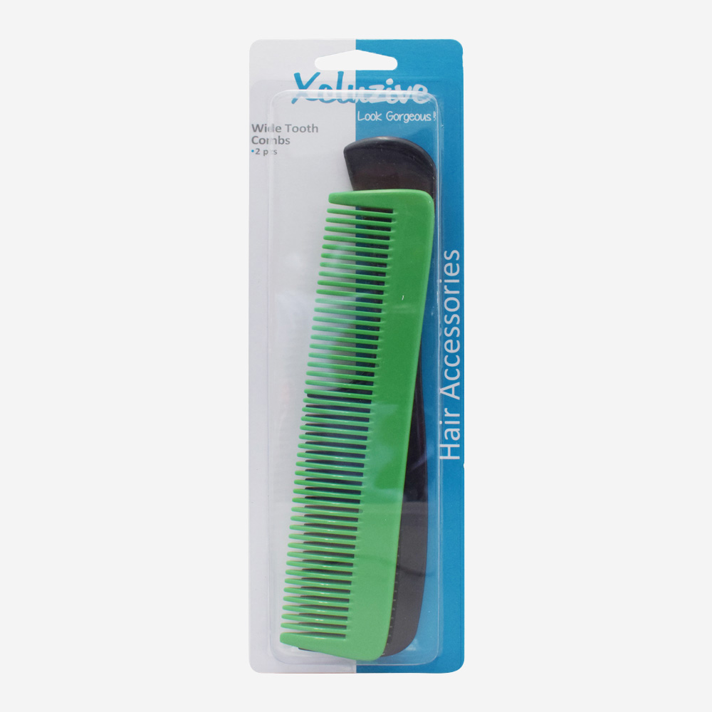 Xcluzive Wide Tooth Combs 2 Pcs