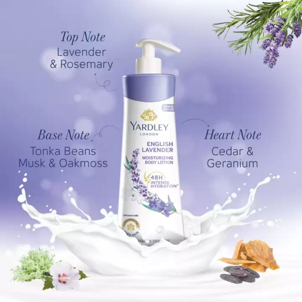 Yardley Lavender Body Lotion 400Ml