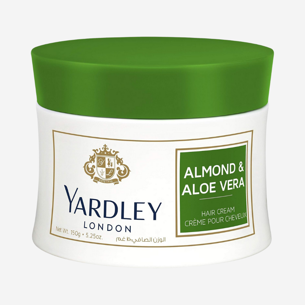 Yardley Hair Cream Almond& Aloevera 150Gm