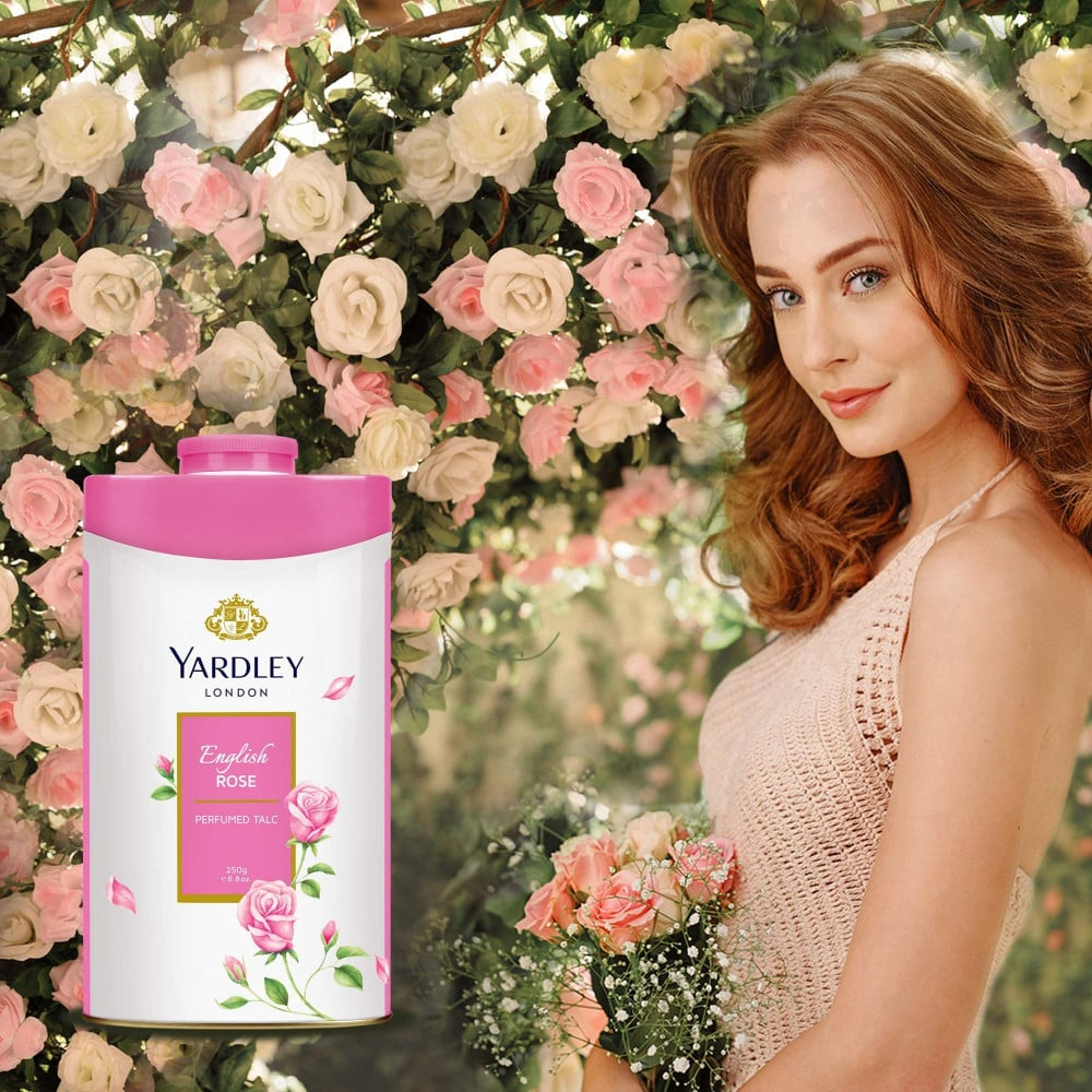 Yardley Talc English Rose 125Gm