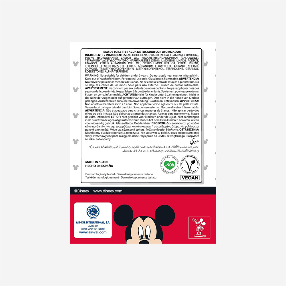 Air-Val Disney Mickey Edt 100Ml