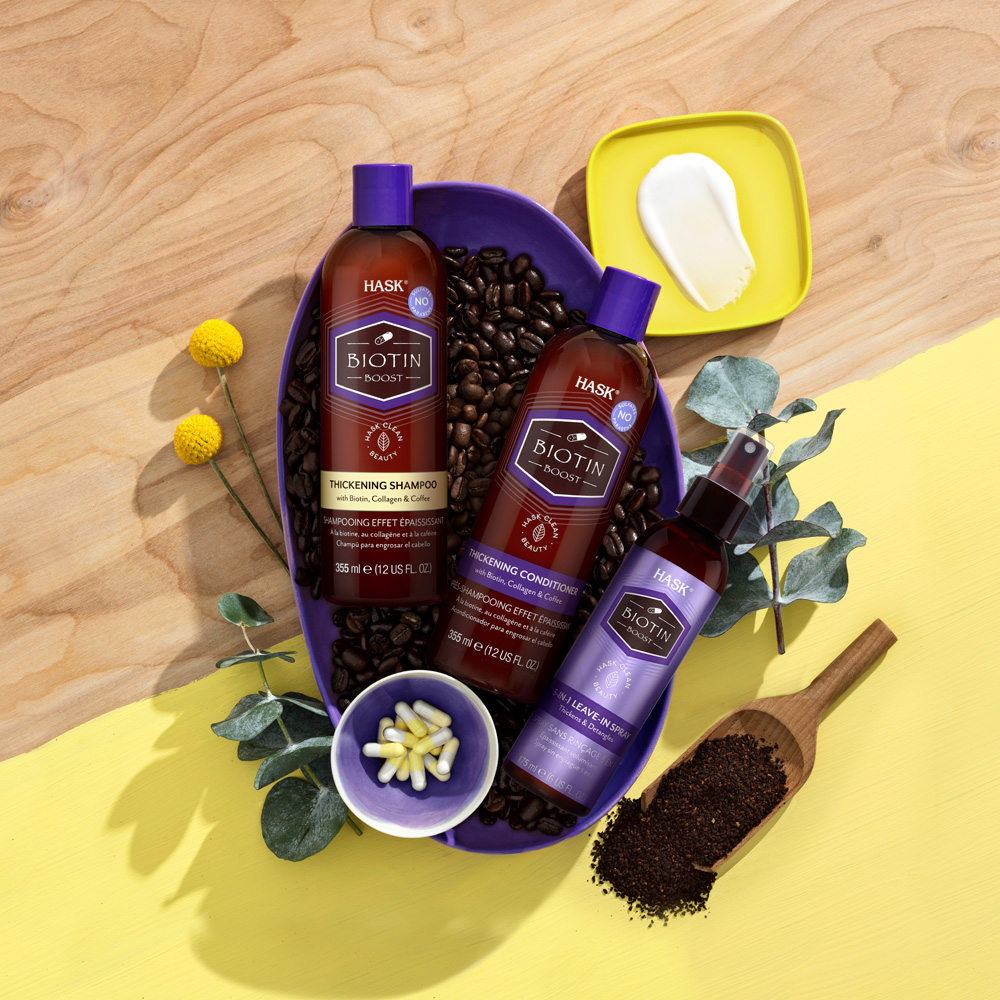 Hask Biotin Shampoo 355Ml + Botin Conditioner 355Ml X2 Value Pack