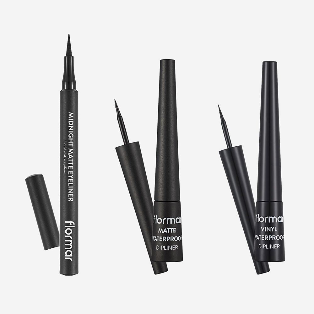 Flormar Waterproof Dipliner+ Matt Eyeliner Assorted 3Pcs