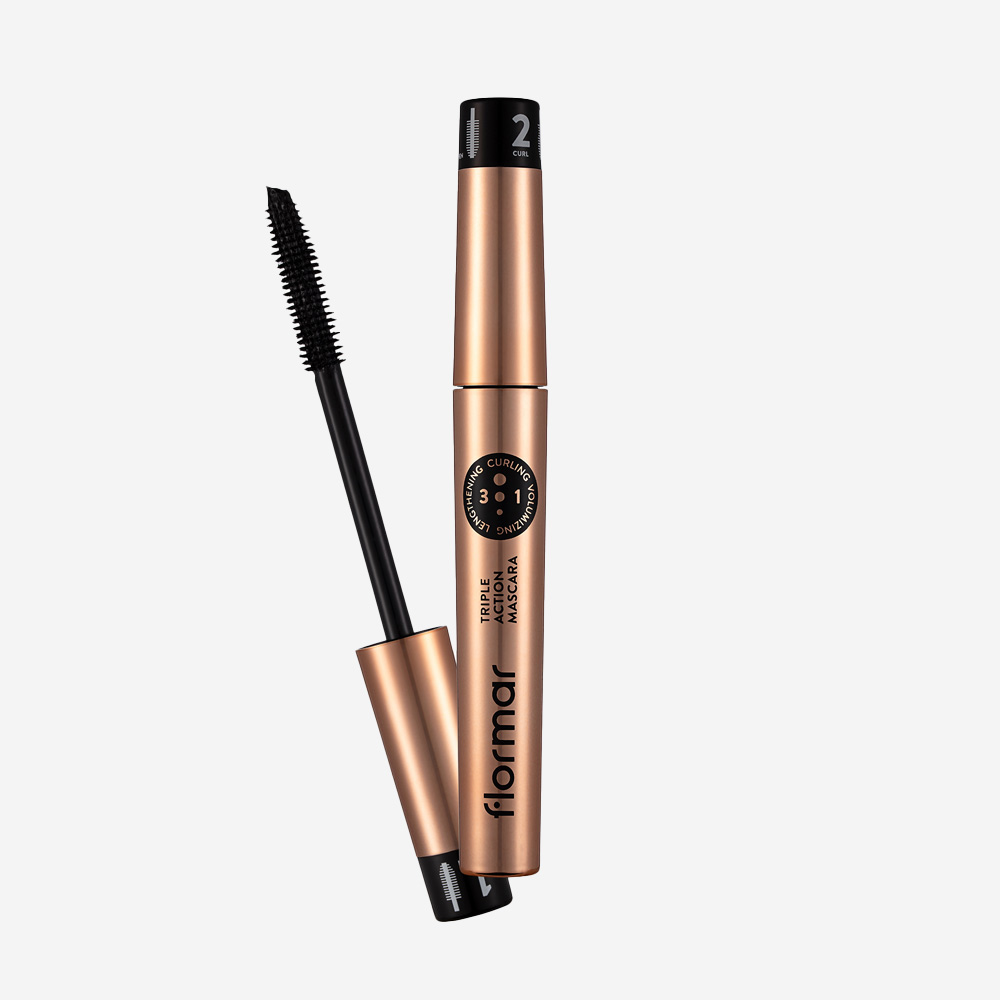 Flormar Triple Action Mascara + Ultra Eyeliner Free