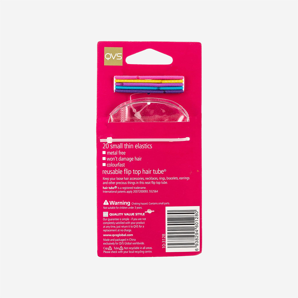 Qvs Kids Small Thin Elastics 20S
