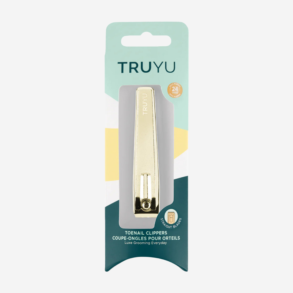 Qvs Toenail Clipper (Straight Blades) Gold Plated