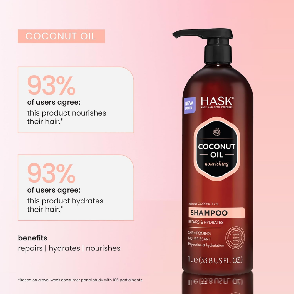 Hask Coconut Oil Nourishing Shampoo 1 L