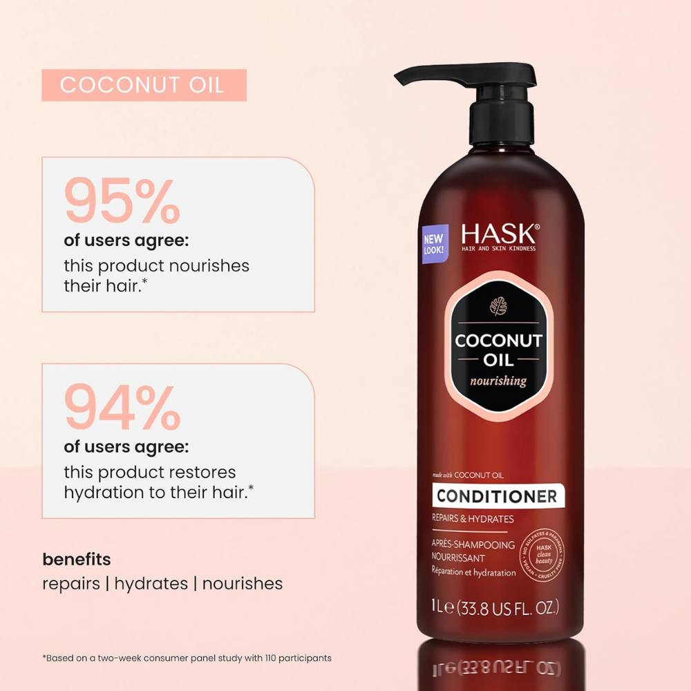Hask Coconut Oil Nourishing Conditioner 1 L
