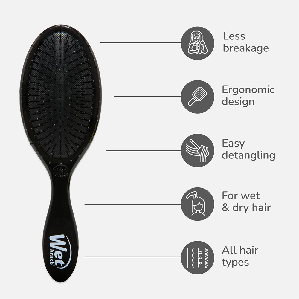 Wet Brush Original Detangler Black