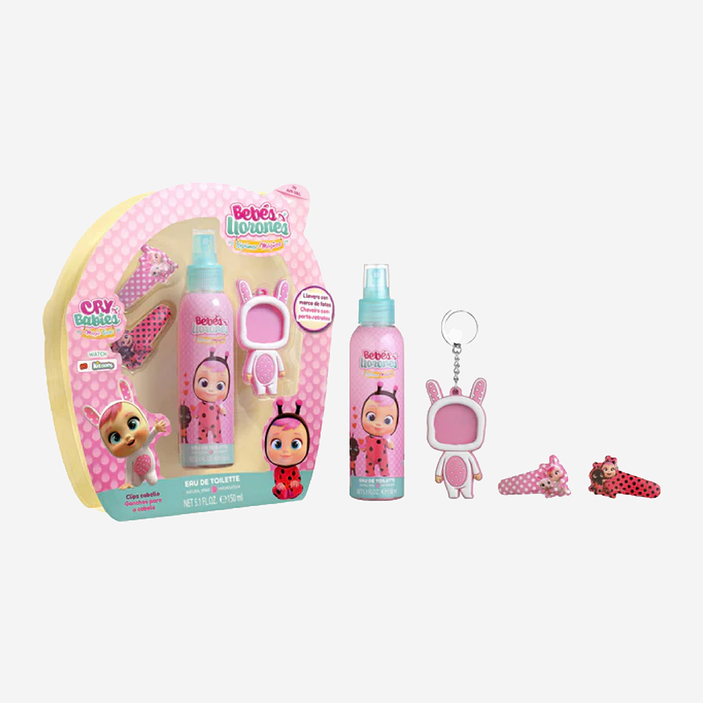 Air-Val Cry Babies Set Edt 150 Ml + Key Ring + 2 Hair Clips